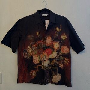 Topman Van Gogh flowers shirt